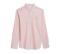 Farah Mens Brewer Slim Shirt - Pink - XL - Pink