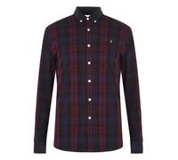 Farah Mens Checked Cotton Button-Down Shirt GT20544