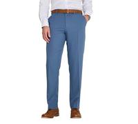 Farah Men's Classic Slant Pocket Trousers Flat Front Easy Care Non-Iron Finish & Gripper Waistband Denim 40W / 29L