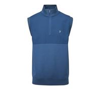 Farah Mens Clint Sleeveess Md Pullover Dusky Blue XXL