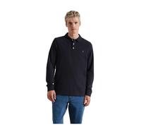 Farah Mens Cotton Blend Long-Sleeved Polo Shirt GT14344