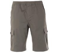 Farah Mens Crane Organic Stretch Twill Cargo Shorts - Vintage Green Cotton - Size Medium