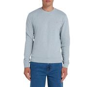 Farah Mens Crew Sweatshirt Long Sleeve Cotton Grey Marl 042 L