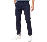 Farah Men's ELM Chino Organic Twill Pants, True Navy, 34/34