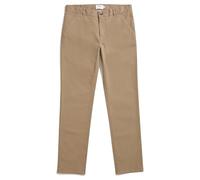 Farah Men's ELM STR Twill Chino Casual Pants, Beige, 32W x 34L