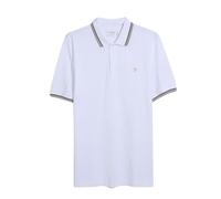 Farah Men's Elton SS Polo-Gold Shirt, White, L