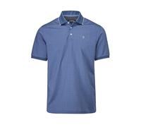 Farah Men's Farah Ferris Breathable Moisture Wicking Golf Shirt, Dusky Blue/White, L UK