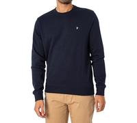 Farah Mens Fulwood Organic Crew Neck Sweatshirt Sailor Blue S