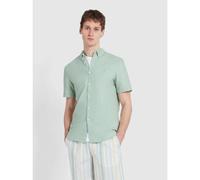 Farah Mens Grove Green Brewer Button Down Shirt