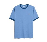 Farah Men's Groves Ringer T-Shirt in Blue