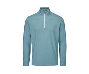 Farah Mens Hayes Midlayer (Teal Hue) - Turquoise - Size 2XL