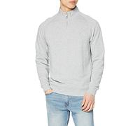 Farah Men's Jim 1/4 Zip Sweatshirt, Grey, XXL UK