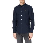 Farah Men's Brewer Slim FIT Shirt, Maritime Blue, M