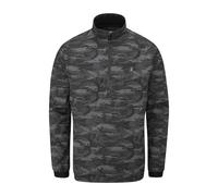 Farah Mens Parker Camouflage Showerproof Jacket - Black - XXL - Black