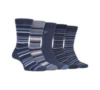 Farah - Mens Patterned Dress Socks 5 Pack Cotton Socks FCS271