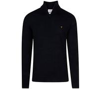 Farah Mens Quarter Zip Jumper True Navy S