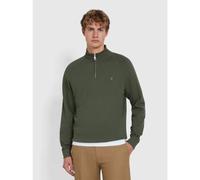 Farah Mens Rosemary Jim Quarter Zip Sweatshirt