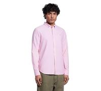 Farah - Men's Shirt, Brewer Slim Fit, Organic Cotton, Indigo Oxford Shirt, Casual-Style Shirt, Coral Pink, XXL