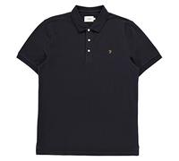 Farah Mens Short Sleeve Polo Shirt True Navy XS
