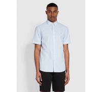 Farah Mens Sky Blue Brewer Striped Shirt