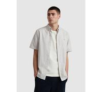 Farah Mens Stained Oak Brewer Striped Shirt