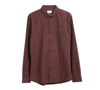 Farah Mens Steen Long-Sleeved Shirt - Brown - Brown - XXL