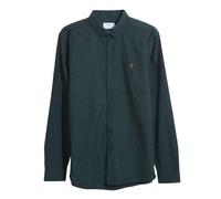 Farah Mens Steen Long-Sleeved Shirt - Forest Green - Forest Green - XXL