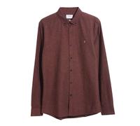 Farah Mens Steen Long-Sleeved Shirt - Brown - Brown - M