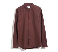 Farah Men's Steen Slim-Fit Shirt in Brown