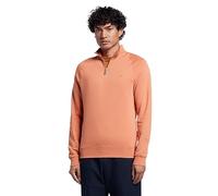 Farah - Men's Sweatshirt, Jim Organic Cotton Quarter Zip Sweatshirt, Mandarin, S