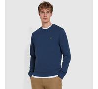 Farah Mens Tim Crewneck Sweatshirt in Blue Cotton - Size Medium