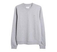 Farah Mens Crew Sweatshirt Long Sleeve Cotton Grey Marl 042 L
