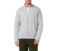 Farah Mens Vance Full Zip Sweater Light Grey Marl L