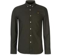 Farah Mens Vintage Oxford Long-Sleeved Button-Down Shirt GT32780