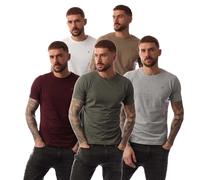 Farah Mens Wardlow Lounge T-Shirt (Pack of 5) GT11276