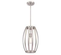 Farah Pendant Light, Brushed Nickel