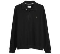 Farah Weah Twill 1/2 Zip Sweater - Black - Small