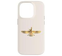 Faravahar Persian Symbol Ancient Zoroastrian Art Case for iPhone 14 Pro