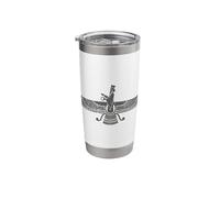 Faravahar Zoroastrian Symbol Ancient Persian Art Stainless Steel Insulated Tumbler