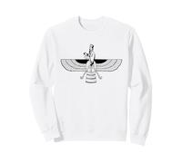 Faravahar Zoroastrian Symbol Cool Ancient Persian Iranian Sweatshirt