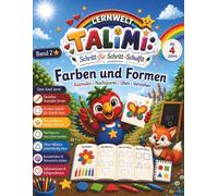 Farben und Formen lernen für Kinder ab 4 Jahren - TALiMi Band 2: Vorschule Übungsheft/ Formen erkennen, Farben lernen, nachspuren und ausmalen lernen/ ... - Lernreihe Schritt für Schritt schulfit)
