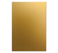 FarbenFroh® 25 DIN A4 Paper Sheets Plano Sheet Gold Metallic 225 g/m² 21 x 29.7 cm