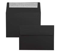 "FarbenFroh by GUSTAV NEUSER" 25x envelopes black DIN C6 format 11.4 x 16.2 cm self-adhesive envelopes without window Christmas, greeting cards & invitations for A6 & A4 paper