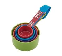 Farberware 5216439 Professional Plastic Measuring Cups with Coffee Spoon, Set of 5, Assorted