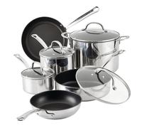 Farberware 75655 Millennium Stainless Steel Cookware Pots and Pans Set