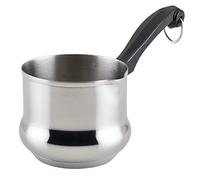 Farberware Classic Series Stainless Steel Butter Warmer/Small Saucepan Dishwasher Safe, 0.625 Quart, Silver