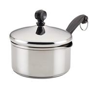 Farberware Classic Stainless Steel 1-Quart Covered Straining Saucepan
