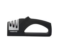 Farberware Edgekeeper 3 Stage Handheld Kitchen Knife Sharpener, Black