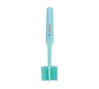 Farberware Heat Resistant Nylon Meat and Potato Masher, Safe for Non-Stick Cookware, Aqua Sky