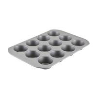 Farberware Nonstick Bakeware 12-Cup Muffin Tin / Nonstick 12-Cup Cupcake Tin - 12 Cup Gray